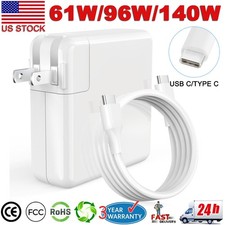 61W/96W/140W USB C Laptop Adapter Type C Power Wall Charger for MacBook Pro picture