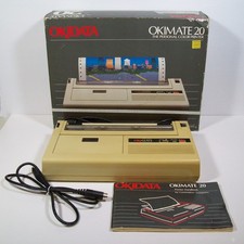 Okimate 20 Color Printer w/ Box Commodore Atari Okidata See Self Test Video 1986 picture