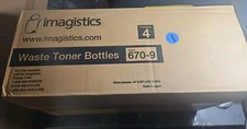 4-PACK Imagistics 670-9 Pitney Bowes Waste Toner Bottles for im8130, im6530 bg picture