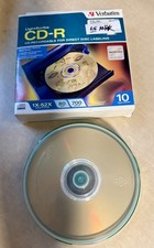 Lightscribe VERBATIM 1-52X CD-R  700MB 80min 10 (ten) Pack - New with box picture