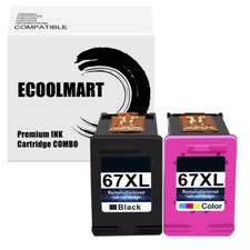 LOT Ink Cartridge replace for HP 67XL DeskJet 1255 2755 ENVY 6052 6055 6075 picture
