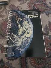 Vintage Hewlett-Packard HP-25 Applications Programs 1975 Manual Finance Stats picture