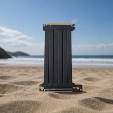PCIe 5.0 x16 Gen5 Graphics Card Riser Extension Cable for ITX Vertical Mount picture