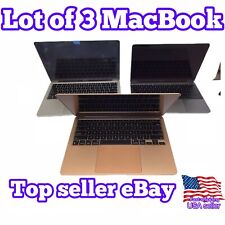 Lot of 3 LAPTOPS APPLE MACBOOK  HD/AC For Parts AS/IS Technician Special Read picture
