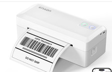 KNAON Shipping Thermal Label Printer, 4x6 Portable Label Printer, White Bluetoot picture