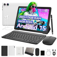 2026 Tablet 10.1 inch Android 15 Octa-Core 20GB+64GB with Keyboard+Mouse+Stylus picture