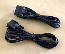 Qty 2 - Extra Long 10ft (3m) DB9 to 3.5mm Serial Cables, Control & Configuration picture