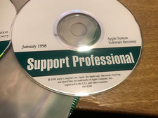 RARE *  Macintosh SUPPORT PROFESSIONAL CD-ROM Jan. 1998 System Software Recovery picture