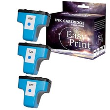 3PK replace for HP 02 Ink Cartridge Cyan for PhotoSmart 3108 3110 D7200 Printer picture