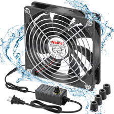 120mm Waterproof Small Box Fan IP67 12V Computer Fan AC 110v 120v picture
