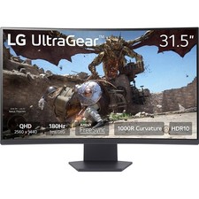 LG 32 inch UltraGear QHD 180Hz 1ms Curved Gaming Monitor - 32GS60QC-B - Open Box picture