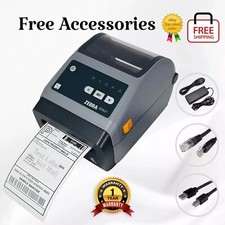Zebra ZD621 Direct Thermal Label Printer Cutter USB LAN BT 🔥 Expertly Serviced picture