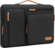 360 Degree Laptop Sleeve for 13-13.3 inch MacBook Air/Pro, Black Protective Case picture