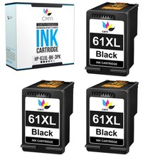 CMYi 3PK Compatible 61XL Black Ink Cartridge for HP DeskJet 1512 1513 1514 2000 picture