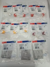 Lot LEVITON 61110-RR6 61110-RO6 61110-RY6  Extreme Cat 6 Connectors & Wallplates picture
