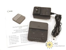 SSK Dual Bay m.2 NVMe/SSD Docking Station DK201 picture