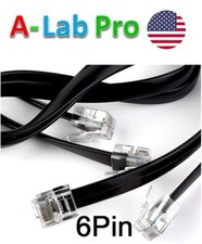 RJ25 Cable for Electronic Modules, 35 cm (4Pcs) 6p6c 6 pin picture