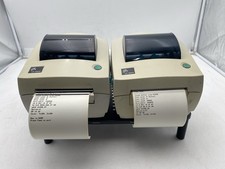 Lot of 2 Zebra LP2844 Direct Thermal Barcode Printer USB Serial Parallel picture