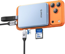 10Gbps Magnetic M.2 Nvme SSD Enclosure with USB-C Dock Compatible for Phone 17/1 picture