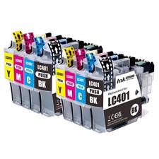 8P Quality Ink Cartridges fits Brother LC401 MFC-J1010DW MFC-J1012DW MFC-J1170DW picture