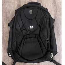 HP Business Laptop Backpack Black Tech Commuter Bag with Padded Sleeve picture