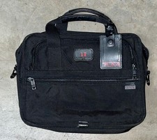 Tumi Alpha 2 Slim Organizer Laptop Brief LR initials  picture