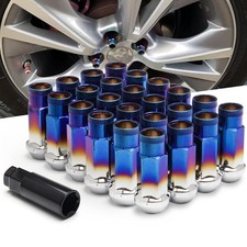 WENJTP 24pcs 12x1.5 Lug Nuts Extended Tuner Cold Forged Steel Wheel Nuts Open En picture