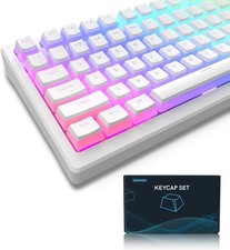 Womier Pudding Keycaps, 165-Key PBT Shine-Through Set for Mechanical Keyboards picture