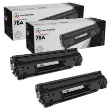 LD  2pk Comp Black Laser Toner for HP CE278A 78A LaserJet P1566 P1606dn M1536dn picture