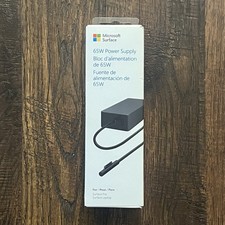 Microsoft Surface 65W Power Supply Charger OEM Model 1706 NEW Sealed Genuine picture