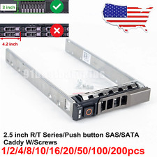 Lot 2.5 Hard Drive Caddy Tray for Dell R720 R730 R730XD R620 R710 G176J SAS SATA picture