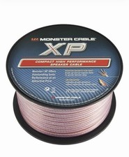Monster Cable XP Compact High Performance Speaker Cable 100 ft New Sealed picture