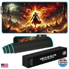 Nexus Elite RGB Gaming Mouse Pad Large Extended 35.4x15.7in XXL LED for Desk picture