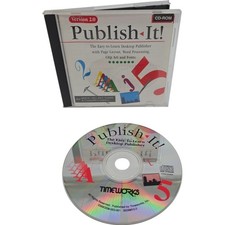 Timeworks Publish-It Version 2.0 CD-ROM Desktop Publisher IBM PC Software 1992 picture