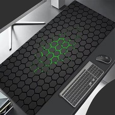 Hexagon XXL Mousepad for Computer Desk – Soft Gamer Keyboard Pad Office picture