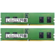 Samsung 16GB 2X8GB DDR5 DDR5 4800MHz PC5-38400 UDIMM Memory Ram M323R1GB4BB0-CQK picture
