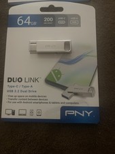 PNY 64GB DUO LINK USB 3.2 Type-C Dual  Drive picture