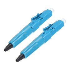 2PCS LC UPC Fiber Optic Quick Connector, LC SM Fiber Fast Connectors Adapter picture