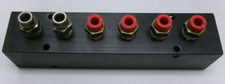 6-Port Manifold with (4) 1/4