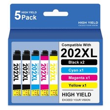 T202XL 202XL Ink Cartridge for Epson 202 Ink Cartridge work with WF-2860 XP-5100 picture