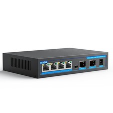 2.5Gb 4 Port PoE RJ45 and 2 10Gb SFP+ Uplink PoE+ Switch Up to 30W Total 65W NAS picture
