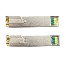 2Pcs 11000BASE-T Gigabit SFP to RJ45 Copper Ethernet Modular Transceiver F picture