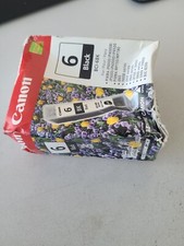Canon 6 Black Ink Cartridge Tank for Pixma Printers - NIB Genuine OEM picture