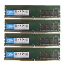 For Crucial 4x4GB 1RX8 DDR4 2400 PC4-2400MHz 288pin 1.2V Desktop Memeoy DIMM* picture