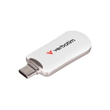 Verbatim Plectra USB-C Flash Drive 256GB White picture