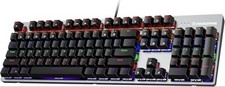 Punkston TK-104 Mechanical Gaming Keyboard RGB Rainbow LED Backlit New picture
