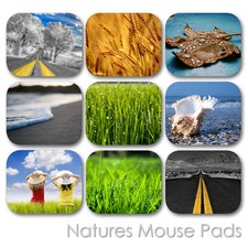NATURE LAND FOREST WATERFALL EARTH VIEW CUSTOM MOUSE PAD MOUSEPAD  (LM-03) picture