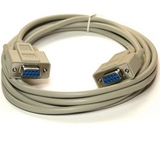 Serial Null Modem Cable 10FT DB9F DB9F picture