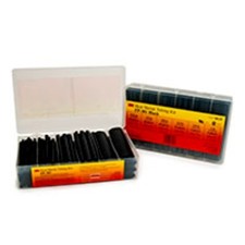 3M(TM) Heat Shrink Tubing Assorted Black Kit FP-301-Black, (Pack of 102) picture