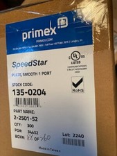 (CASE OF 300) SUTTLE/PRIMEX SPEEDSTAR 2-2501-52 PLATE SMOOTH 1 PORT picture